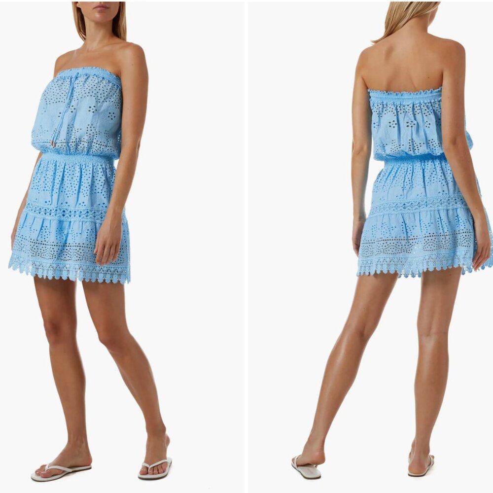 Melissa Odabash Iris Strapless Cover-Up Dress XS NWT